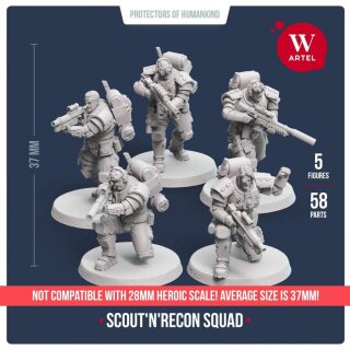 ** % SALE % ** Scout`n`Recon Squad (5 scouts+Heavy Weapon Specialist)